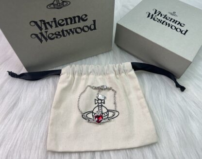 Vivienne Westwood Red Heart Bracelet - Image 2