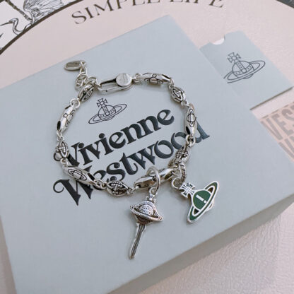 Vivienne Westwood Classic Large Saturn Bracelet Unisex - Image 2