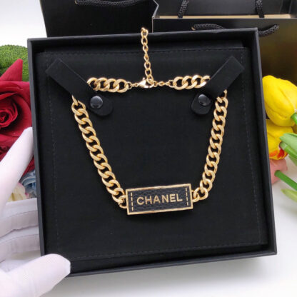 Chanel Fine Leather Necklace - Image 3