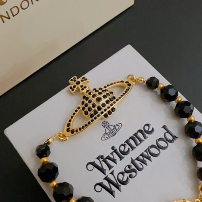 Vivienne Westwood Classic Crystal Saturn Bracelet - Image 2