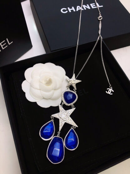 Chanel Sapphire Pendant Necklace - Image 2