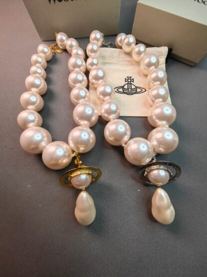 Vivienne Westwood Giant Baroque Drop Pearl Necklace - Image 2