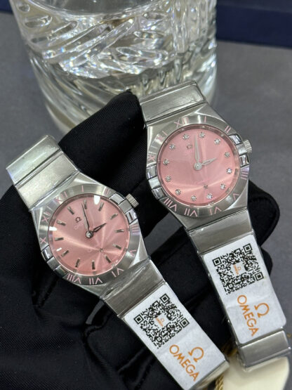 Omega Constellation Cherry Blossom Pink Ladies Watch - Image 2