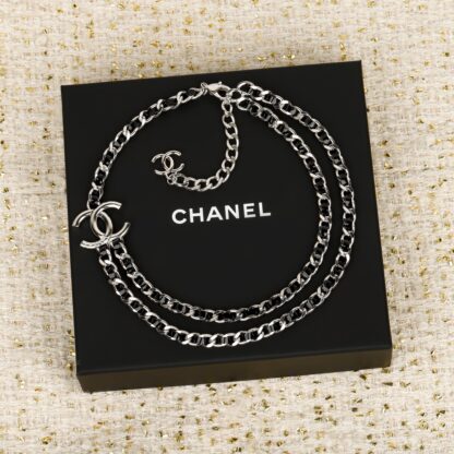 Chanel Denim Double Necklace - Image 2