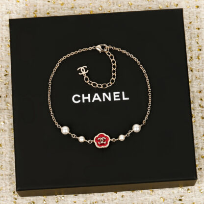 Chanel Camellia Choker Necklace - Image 2