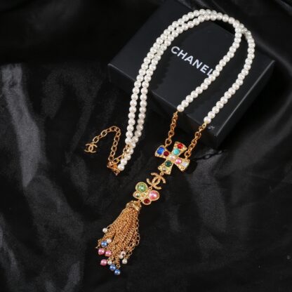 Chanel stylish double C necklace - Image 2