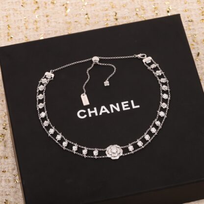 Chanel Fashion Camellia Necklace - Image 2