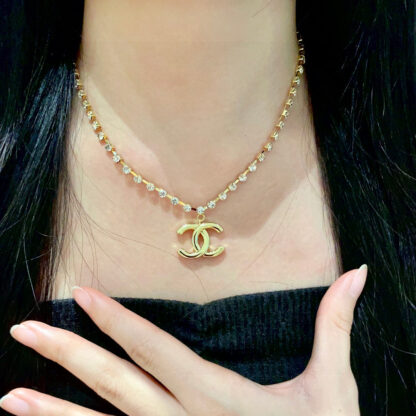 Chanel Fashion Double C Necklace - Image 3