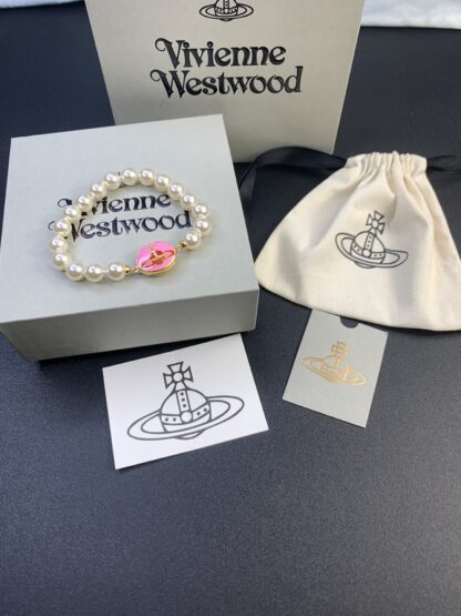 Vivienne Westwood Pearl Magnetic Bracelet - Image 2
