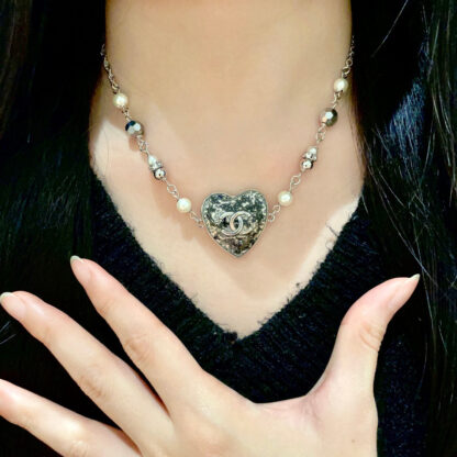 Chanel vintage letter necklace - Image 2