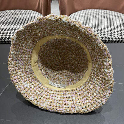 Dior colorful straw bucket hat - Image 12