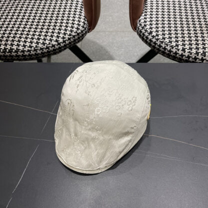 Prada Chinese style jacquard fashionable and exquisite duckbill cap - Image 11