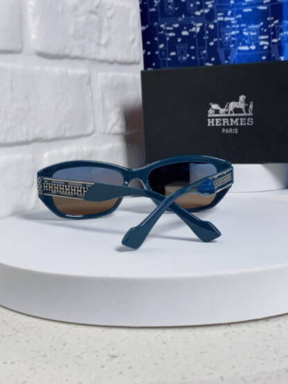Hermes Retro Fashion Trend Cat Eye Sunglasses - Image 3
