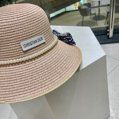 Dio Bow Ribbon Straw Hat - Image 4