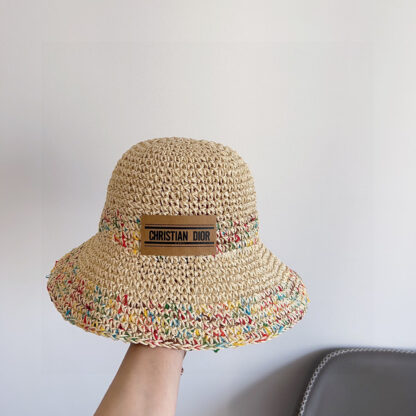 Dior colorful patchwork holiday style bucket hat - Image 4