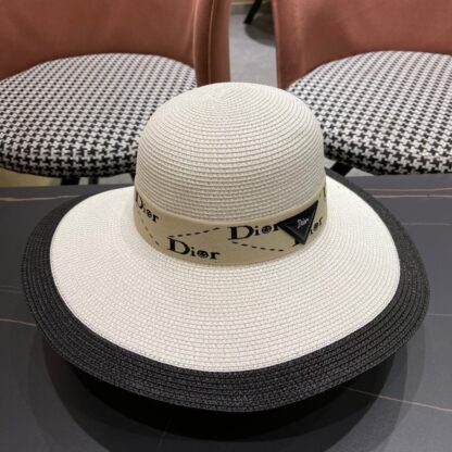 Dior straw sun hat - Image 4