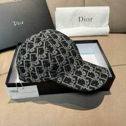 Dior Vintage Canvas Baseball Cap - Image 4