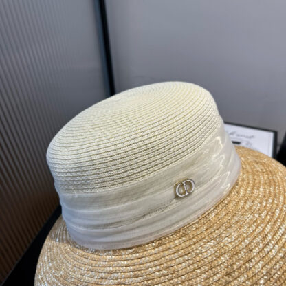 Dior Premium Colorblock Bucket Hat - Image 4