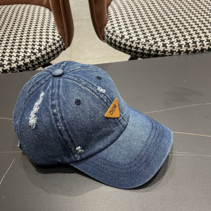 Dior simple denim baseball cap - Image 4