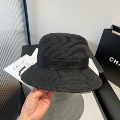 Dior simple casual letter embroidered bucket hat - Image 4