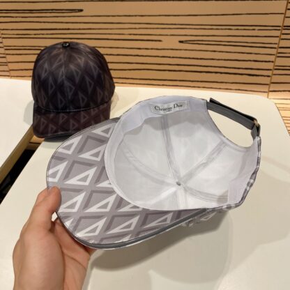 Dior classic casual versatile web baseball cap - Image 4