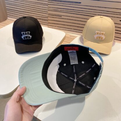 Hermès Unisex Canvas Baseball Cap - Image 3