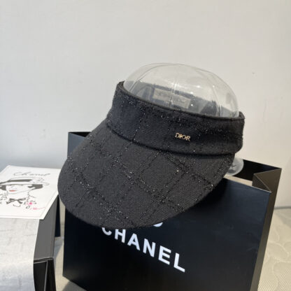 Dior hollow peaked cap sun headband - Image 4