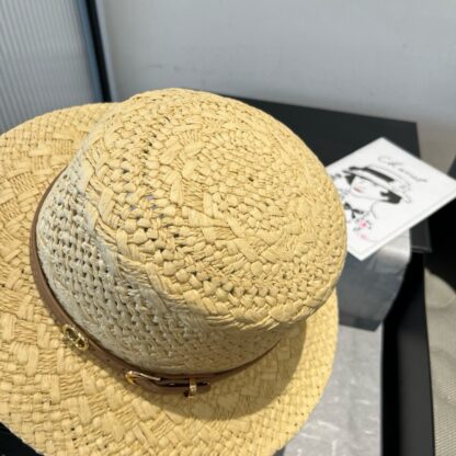 Dior raffia flat cap - Image 4