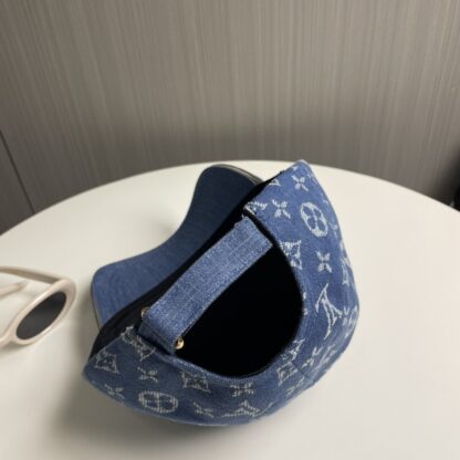 Louis Vuitton denim jacquard baseball cap - Image 3