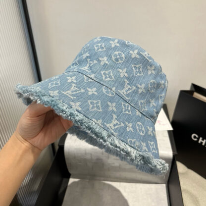 Louis Vuitton Denim Bucket Hat - Image 3