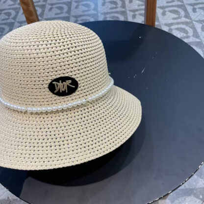 Dior hollow dome straw hat - Image 4