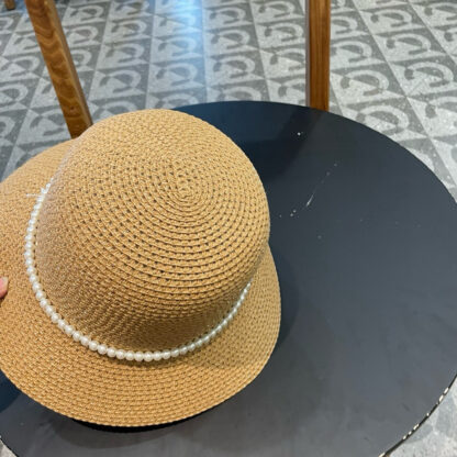 Dior hollow dome straw hat - Image 4