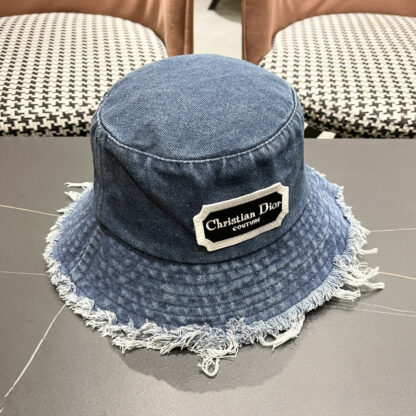 Dior Denim Bucket Hat - Image 4