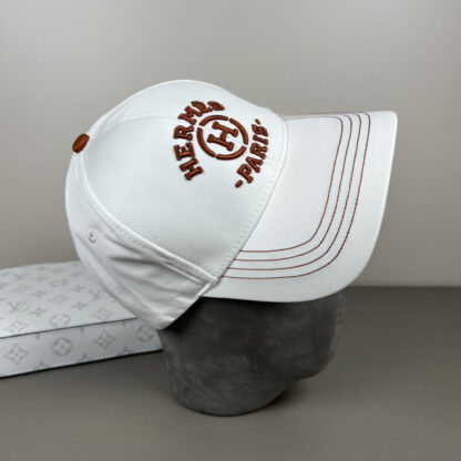Hermès Unisex Canvas Baseball Cap - Image 3