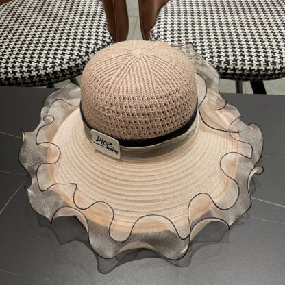 Dior elegant wide-brimmed sun hat - Image 3