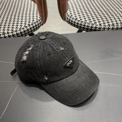 Dior triangle logo simple baseball cap - Image 4