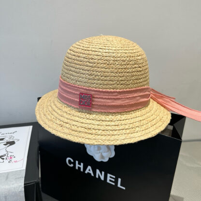 Dior stylish simple casual straw hat - Image 4
