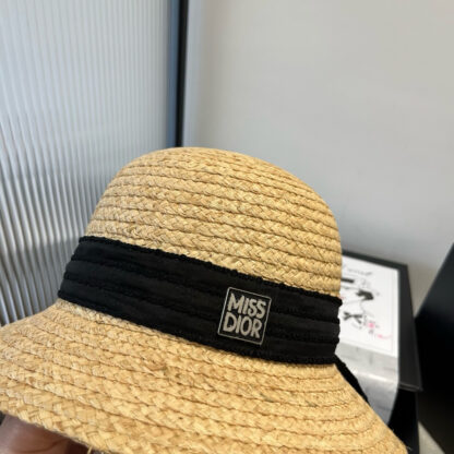 Dior stylish simple casual straw hat - Image 4