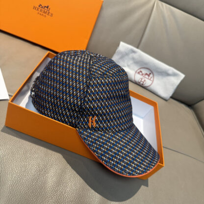 Hermès canvas baseball cap - Image 3