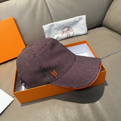 Hermès canvas baseball cap - Image 3