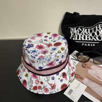 Dior Fashion Floral Bucket Hat - Image 4