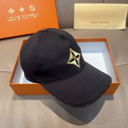 Louis Vuitton quatrefoil embroidered baseball cap - Image 3