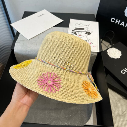 Dior stylish raffia hat - Image 4