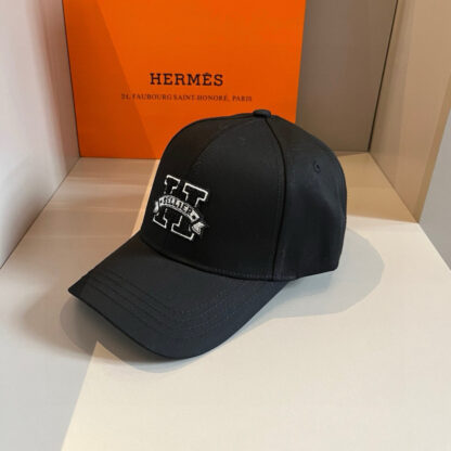 Hermès Unisex Canvas Baseball Cap - Image 3