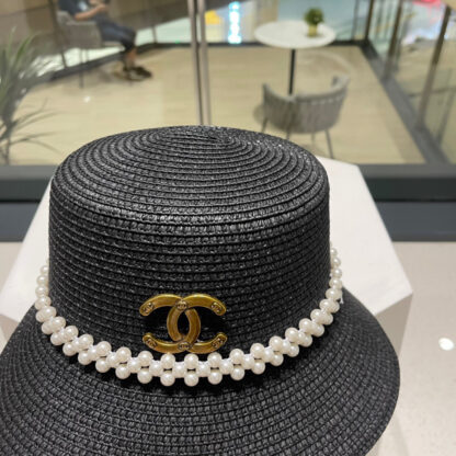 Dior Fashion Pearl Flat Bucket Hat - Image 4
