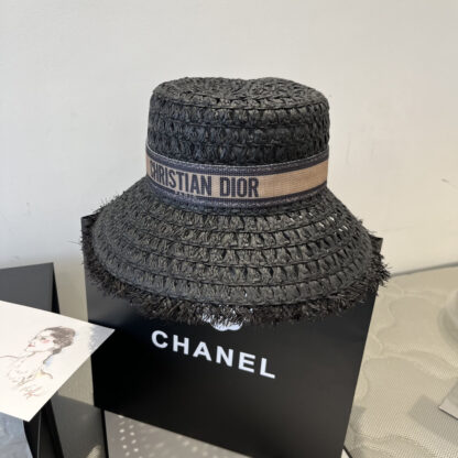 Dior new raffia basin hat - Image 4