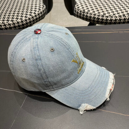Louis Vuitton Denim Baseball Cap - Image 4