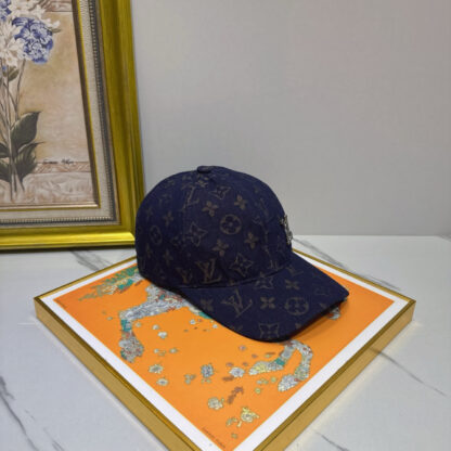 Louis Vuitton denim cotton baseball cap - Image 3