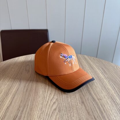 Hermès Unisex Canvas Baseball Cap - Image 3