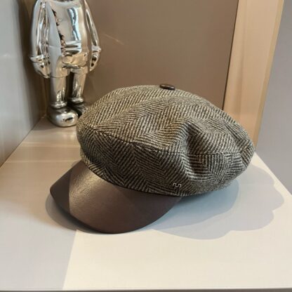 Hermès woolen new duckbill military cap - Image 3